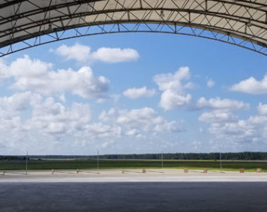 aircraft hangar at Cecil Airport