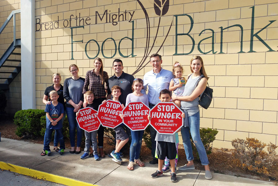 Foresight families attend Bread of the Mighty and fight hunger