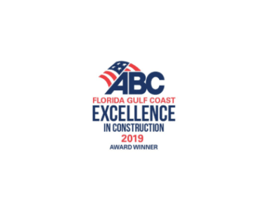 abc florida gulf coast excellence in construction 2019 award winner