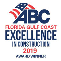 ABC Florida Gulf Coast Excellence In Construction 2019 Award Winner